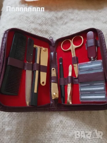 Несесер в кожена чантичка 