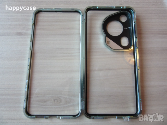 Huawei Pura 70 Ultra / 70 Pro / 70 / Двоен 360° магнитен кейс калъф с камера протектор, снимка 5 - Калъфи, кейсове - 52674613