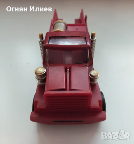Стара пожарна кола играчка, соцпроизводство, завод Мир , снимка 2 - Други ценни предмети - 50968479