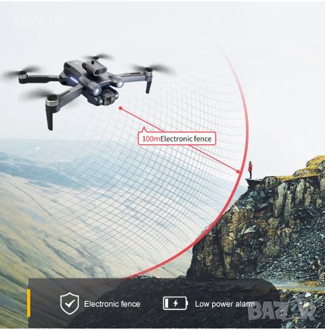 Нов LF 632 ULTRA Професионален дрон с 8K HD камера 2 камери 1800mah безчетков мотор dron От вносител, снимка 9 - Дронове и аксесоари - 45629850