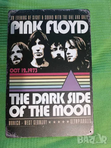 Pink Floyd-The Dark Side Of The Moon Set метални табели, снимка 4 - Китари - 47335397