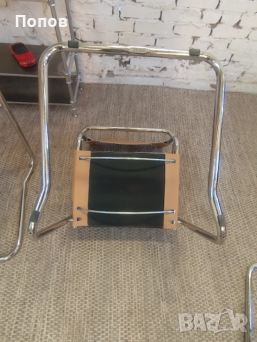 Конзолен стол стил bauhaus, снимка 8 - Столове - 51726315