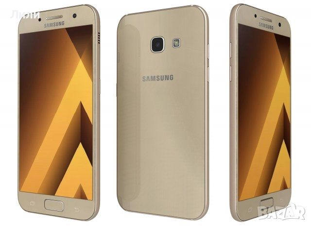 Телефон SAMSUNG Galaxy A3 (2017 год), златен, 16 GB, 2 GB, снимка 3 - Samsung - 46705134