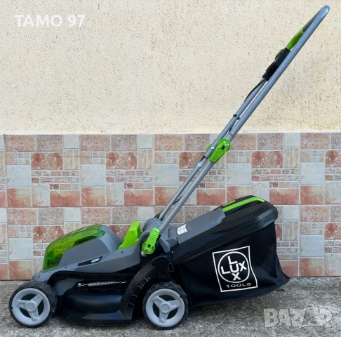 LUX A-RM-2x20 /4/33 SET - Акумулаторна косачка като нова 2x20V 4.0Ah, снимка 2 - Градинска техника - 51241147