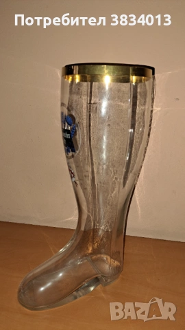 Немска халба за бира - ботуш, снимка 2 - Чаши - 53796653