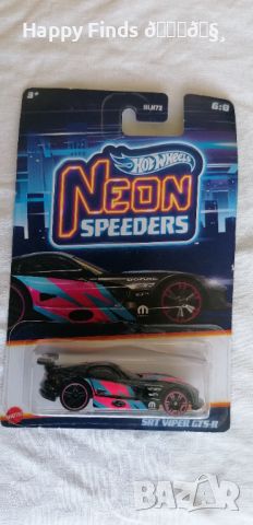 💕🧸Hot Wheels STR Viper GTS -R  NEON SPEEDERS , снимка 2 - Колекции - 45595084