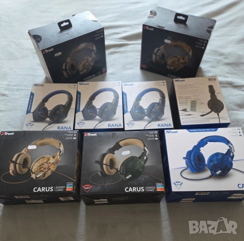9 бр Gaming headset Trust , снимка 2 - Аксесоари - 52375356