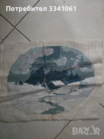 Гоблен,,Зима,,, снимка 2 - Гоблени - 52917192