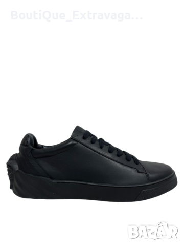 Мъжки обувки Versace Medusa All Black !!!, снимка 4 - Спортно елегантни обувки - 30179068