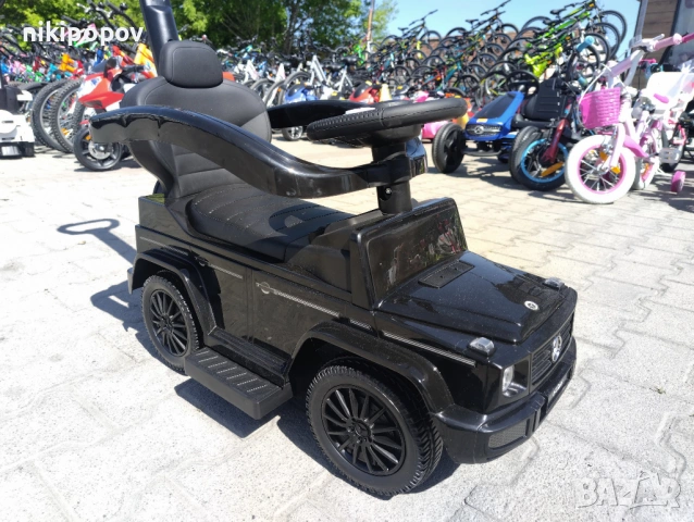 MERCEDES Кола за яздене с дръжка Mercedes-benz G350d черен