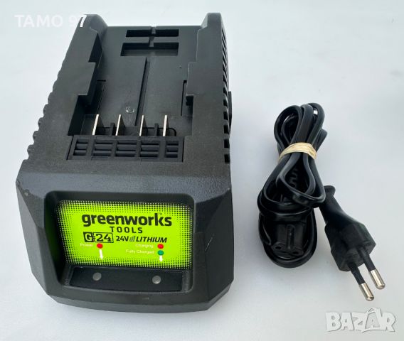 Greenworks акумулаторна батерия 24V 5.0Ah и зарядно устройство., снимка 2 - Други инструменти - 46372714