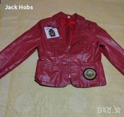 Дамско яке Гънс Н'роузес /естествена кожа , снимка 2 - Якета - 54142677