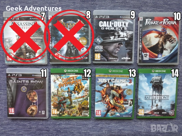 Видео Игри / Конзолни Игри - PS3, PC, XBOX ONE, XBOX360 Video Games, снимка 3 - Игри за PlayStation - 51170989