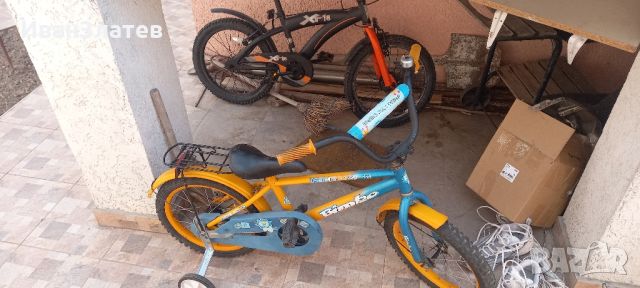 детско колело с помощни колела, снимка 1 - Детски велосипеди, триколки и коли - 46414659
