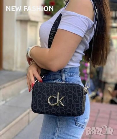 Дамски Кожени Чанти  : Calvin Klein : Guess , снимка 1 - Чанти - 46790468