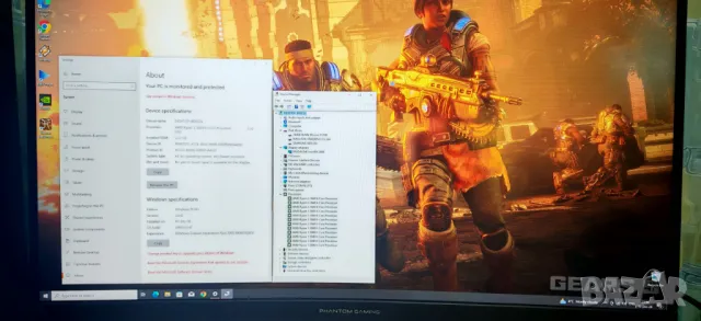 Продавам Геймърско РС Ryzen 5600/32Gb/1TbSSD+1TbHDD/RTX 2080/Гаранция, снимка 9 - Геймърски - 48409703