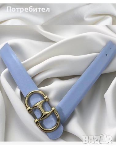 Колан със златиста катарама, снимка 2 - Колани - 52888911