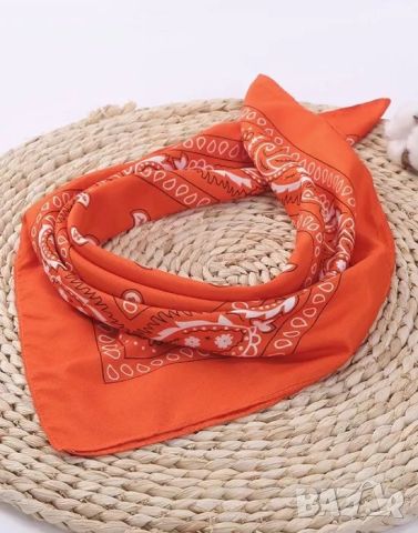 Кърпа за глава бандана Bandana в оранжево (008), снимка 1 - Други - 46671166