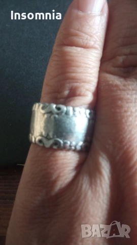Сребърни бижута - обеци и пръстени, снимка 8 - Други - 51794023