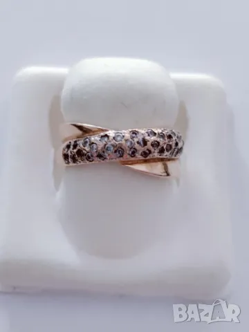 Златен пръстен 51226, снимка 1