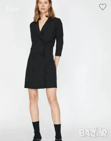 Рокля тип сако, снимка 3 - Рокли - 53083056