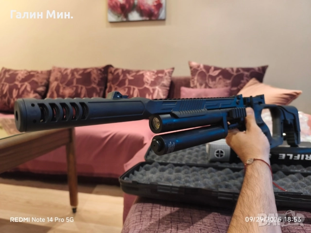 Въздушен PCP пистолет Hatsan Jet III , 5.5, снимка 5 - Въздушно оръжие - 52109298