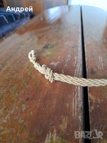 Стар шнур за фуражка #2, снимка 2 - Антикварни и старинни предмети - 53685783