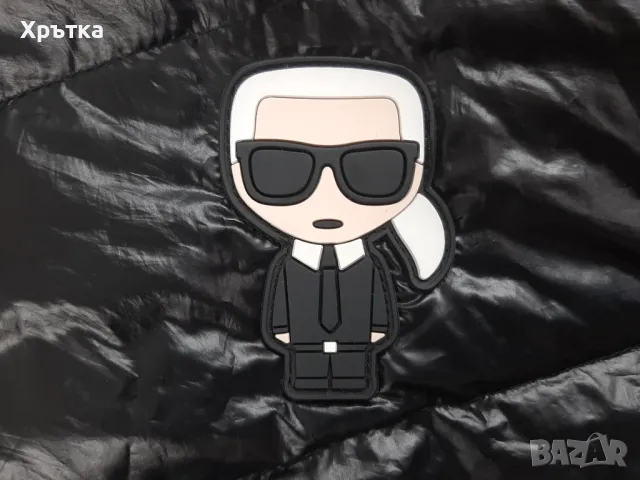 Karl Lagerfeld - Оригинално мъжко яке пуфер размер L, снимка 6 - Якета - 48038649