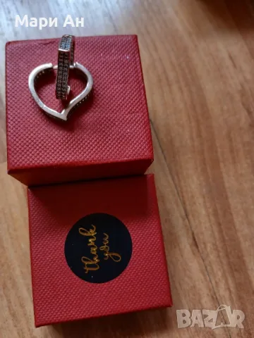 Позлатени сребърни обици 