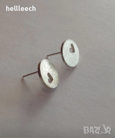 Сребърни обеци, снимка 2 - Обеци - 52827848