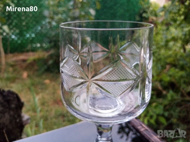 * Моника ромб * - кристален сервиз за вино !, снимка 3 - Сервизи - 51501876