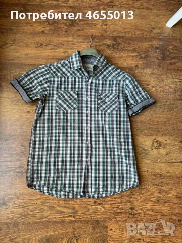 ПОДАРЯВАМ Мъжка готина риза с къс ръкав Аутоматик Automatic, снимка 3 - Ризи - 52461411