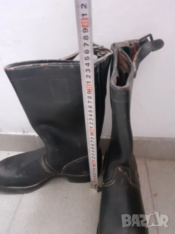 Стари немски военни кожени бойни ботуши униформа Германия, снимка 7 - Антикварни и старинни предмети - 53904631