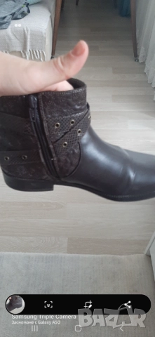 Кафени дамски боти 37 номер, снимка 8 - Дамски боти - 52548482