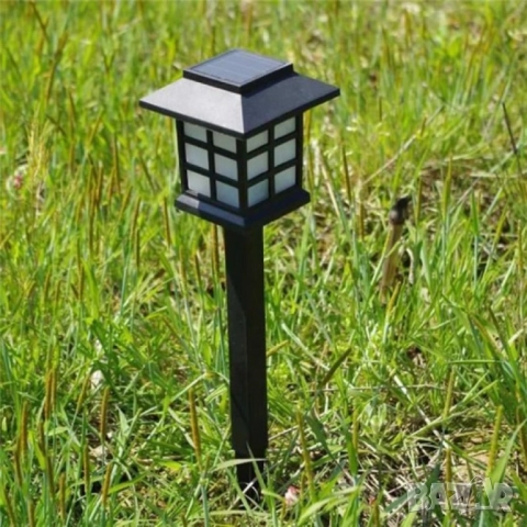 Комплект от 6 броя соларни LED лампи за двор и градина / Височина на соларната LED лампа: 27 см.; Ра, снимка 9 - Соларни лампи - 52099336