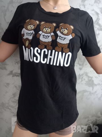 Moschino - дамска тениска, снимка 3 - Тениски - 46492027