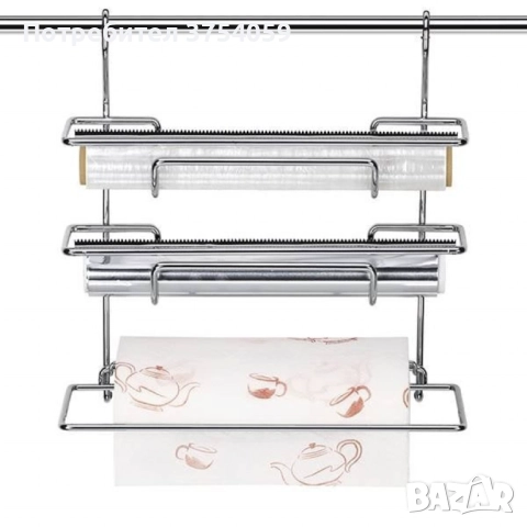 Държач за кухненска хартия - троен 33xH36cm, снимка 5 - Други - 52382070