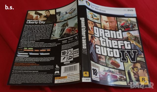 Grand Theft Auto IV PC (Само корица и книжки), снимка 1 - Игри за PC - 45900756