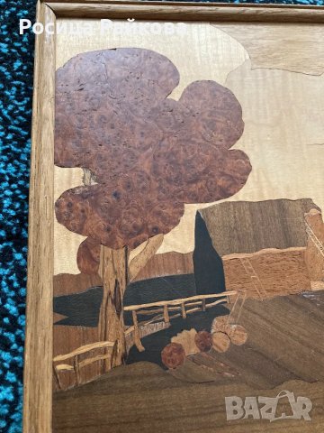 Картина от дърво, снимка 5 - Антикварни и старинни предмети - 50272007
