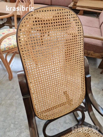 Ратанов Люлеещ Стол-внос от Германия!, снимка 5 - Столове - 51759141