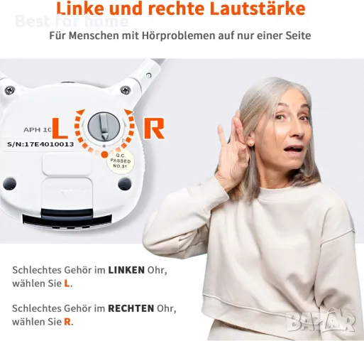 Безжични слушалки за усилване на звука APH100 ​​, снимка 7 - Други - 49422294