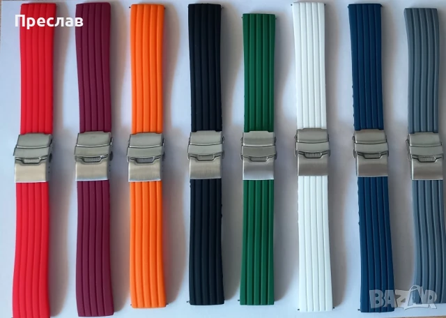 Силиконови каишки за часовници 