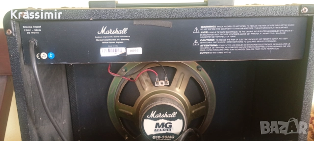 Marshall MG 30 DFX Усилвател за китара., снимка 6 - Китари - 52845920