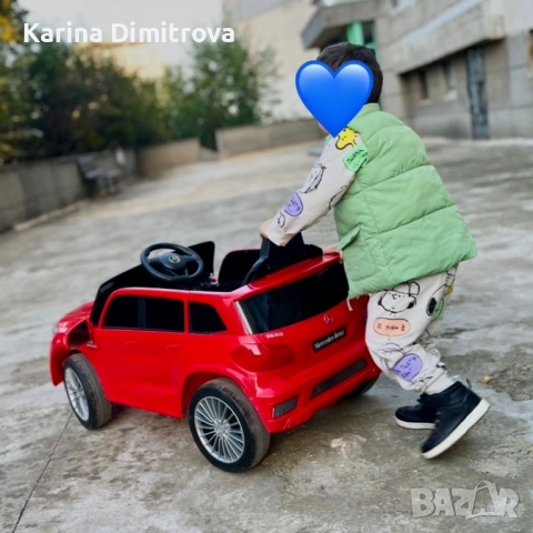 Детски акумулаторен червен джип Mercedes, снимка 4 - Коли, камиони, мотори, писти - 53935983
