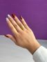 Дамски пръстен от неръждаема стомана тип шанел със златисто покритие, снимка 1 - Пръстени - 45470415