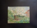 ТАНЯ ТАНЧЕВА картина Пейзаж Пролет масло 1990 г #2, снимка 6