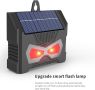 Соларен отблъсквател на животни: Светещи LED светлини, детекция на движение, отблъсква нощните живот, снимка 3