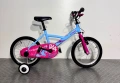 Детски велосипед С ПОМОЩНИ за момиче Btwin 16 цола/ колело, снимка 5