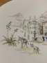 Hutschenreuther Selb. 1950 г. Порцеланова чиния., снимка 3