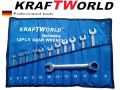 Звездогаечни тресчотни ключове 8-22мм KraftWorld, снимка 1 - Ключове - 45860987